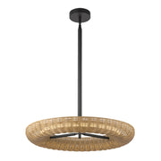 Alora Mood CH602024-UNV Maris 1-lt 24" LED Chandelier - Matte Black