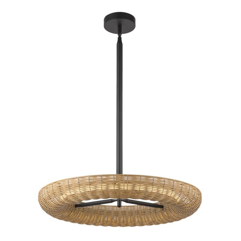 Alora Mood CH602024-UNV Maris 1-lt 24" LED Chandelier - Matte Black