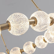 Alora CH321032-UNV-010 Marni 32" LED Chandelier - Natural Brass