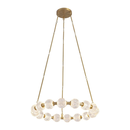 Alora CH321032-UNV-010 Marni 32" LED Chandelier - Natural Brass