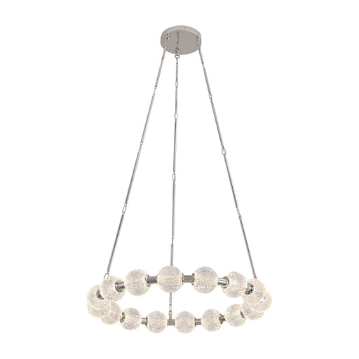 Alora CH321032-UNV-010 Marni 32" LED Chandelier - Polished Nickel