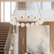Alora CH321032-UNV-010 Marni 32" LED Chandelier - Polished Nickel