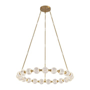 Alora CH321041-UNV-010 Marni 41" LED Chandelier - Natural Brass