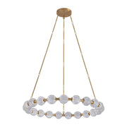 Alora CH321041-UNV-010 Marni 41" LED Chandelier - Natural Brass