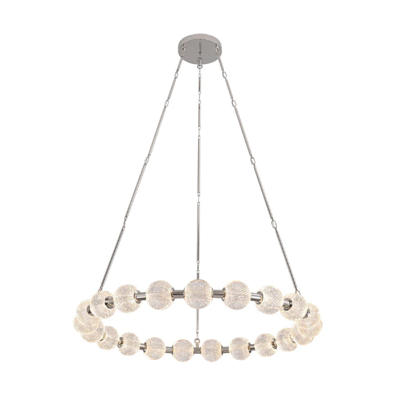 Alora CH321041-UNV-010 Marni 41" LED Chandelier - Polished Nickel