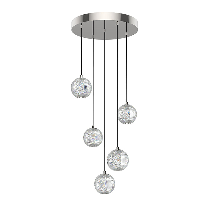 Alora MP321205 Marni 5-lt 15" LED Pendant