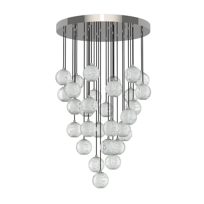 Alora MP321230 Marni 26" LED Pendant - Polished Nickel