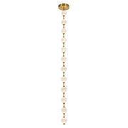 Alora PD321712 Marni 87" LED Pendant - Natural Brass