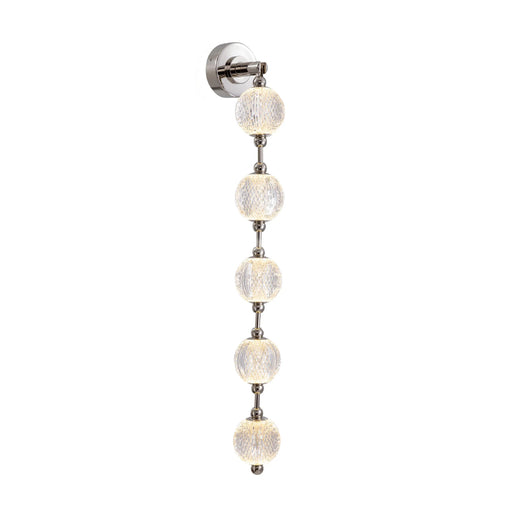 Alora WV321005-UNV-010 Marni 38" Tall LED Wall Sconce - Polished Nickel