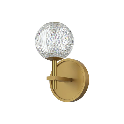 Alora WV321201 Marni 9" Tall LED Wall/Vantiy - Natural Brass