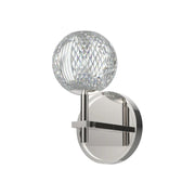 Alora WV321201 Marni 9" Tall LED Wall/Vantiy - Polished Nickel