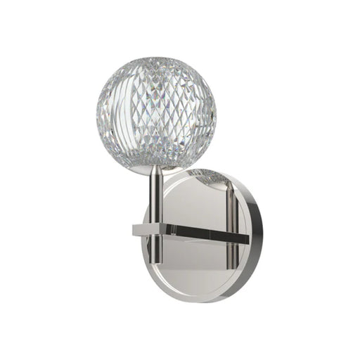 Alora WV321201 Marni 9" Tall LED Wall/Vantiy - Polished Nickel