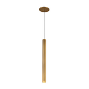 Kuzco PD90420 Mason 1-lt 2" LED Pendant - Vintage Brass