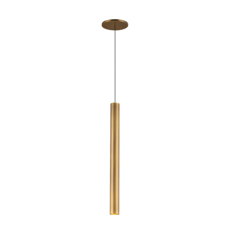 Kuzco PD90420 Mason 1-lt 2" LED Pendant - Vintage Brass