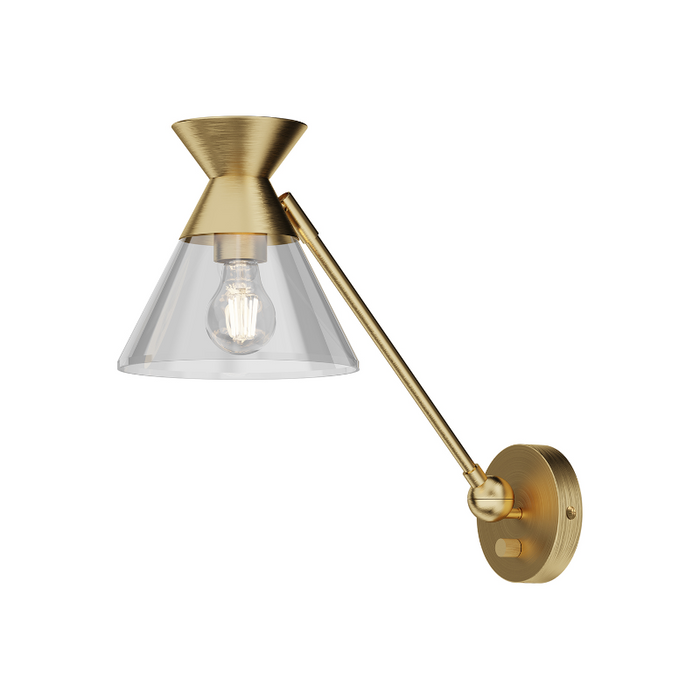 Alora Mood WV521008 Mauer 1-lt 13" Wall Sconce