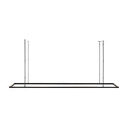 Visual Comfort MDLS186 Stagger Halo 84" LED Uplight Linear Suspension - Nightshade Black