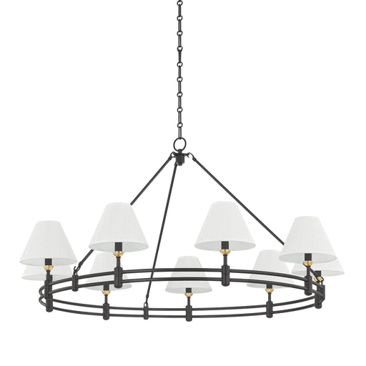 Hudson Valley MDS1801 Howard 9-lt 50" Chandelier - Aged Brass/Distressed Bronze