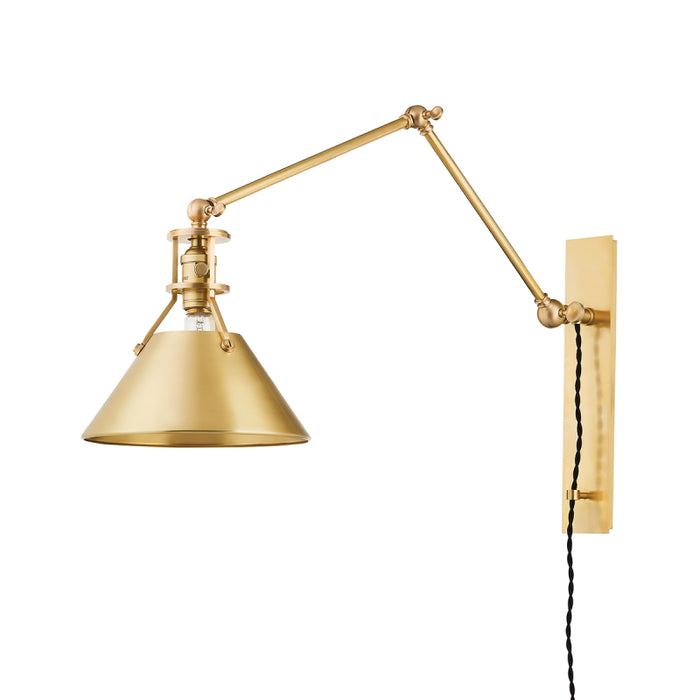 Hudson Valley MDS953 Metal 1-lt 45" Tall Wall Sconce