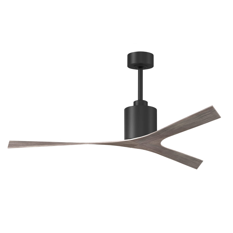 Matthews Fan Molly 56" Ceiling Fan - Matte Black/Old Oak