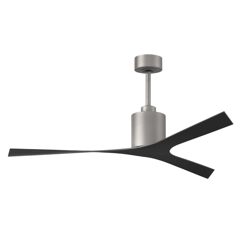 Matthews Fan Molly 56" Ceiling Fan - Brushed Nickel/Matte Black