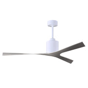 Matthews Fan Molly 56" Ceiling Fan -Gloss White/Brushed Nickel