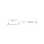 WAC MT-3LD311NA Mini LED Multiple Spots 3 Light New Construction Housing with Light Engine and Trim