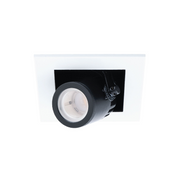 WAC MT-4115T Silo Multiples 1 Light Non-IC Rated Housing with Light Engine and Trim - White/Black