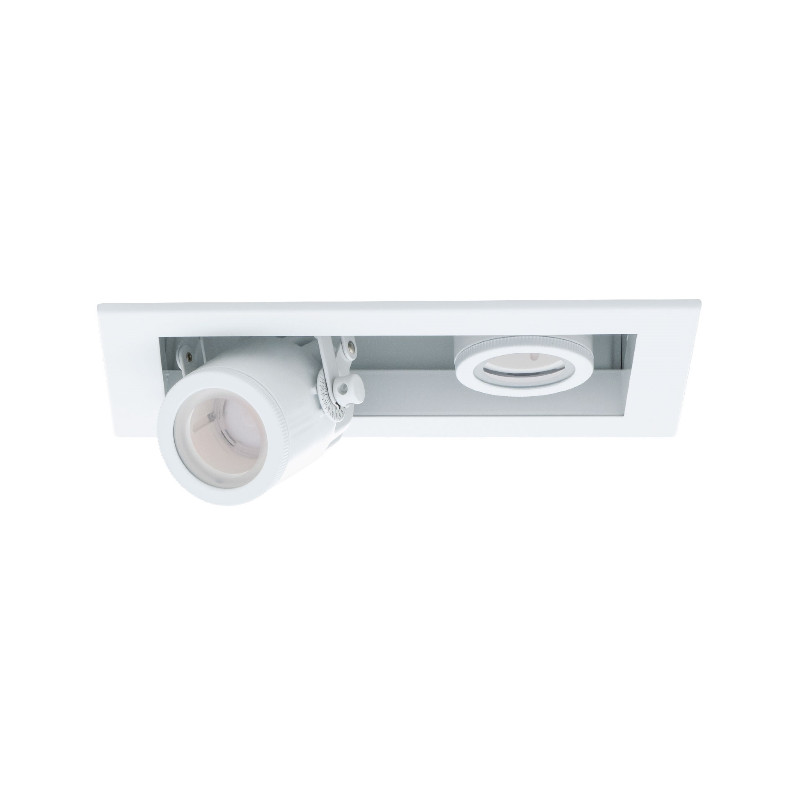 WAC MT-4215T Silo Multiples 2 Light Non-IC Rated Housing with Light Engine and Trim - White/White