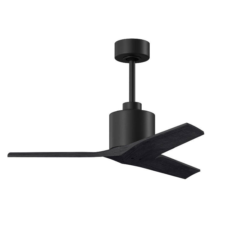 Matthews Fan Mollywood 42" Ceiling Fan - Matte Black/Matte Black