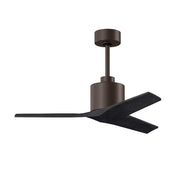 Matthews Fan Mollywood 42" Ceiling Fan - Textured Bronze/Matte Black