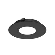 Nora NAPF-3RPH 3" Apollo Round Flanged Pinhole Trim - Black