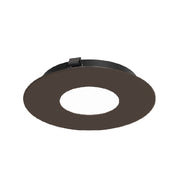 Nora NAPF-3RPH 3" Apollo Round Flanged Pinhole Trim - Bronze