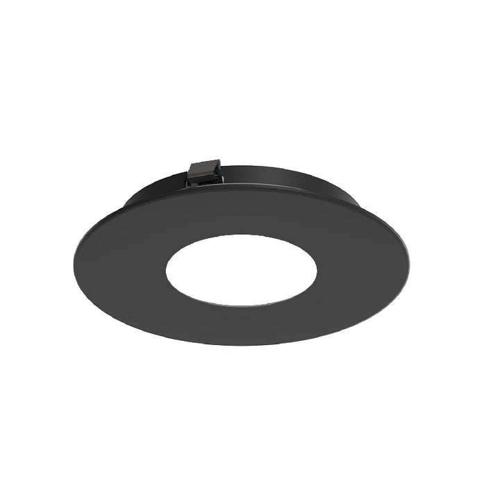 Nora NAPF-3RPH 3" Apollo Round Flanged Pinhole Trim - Black