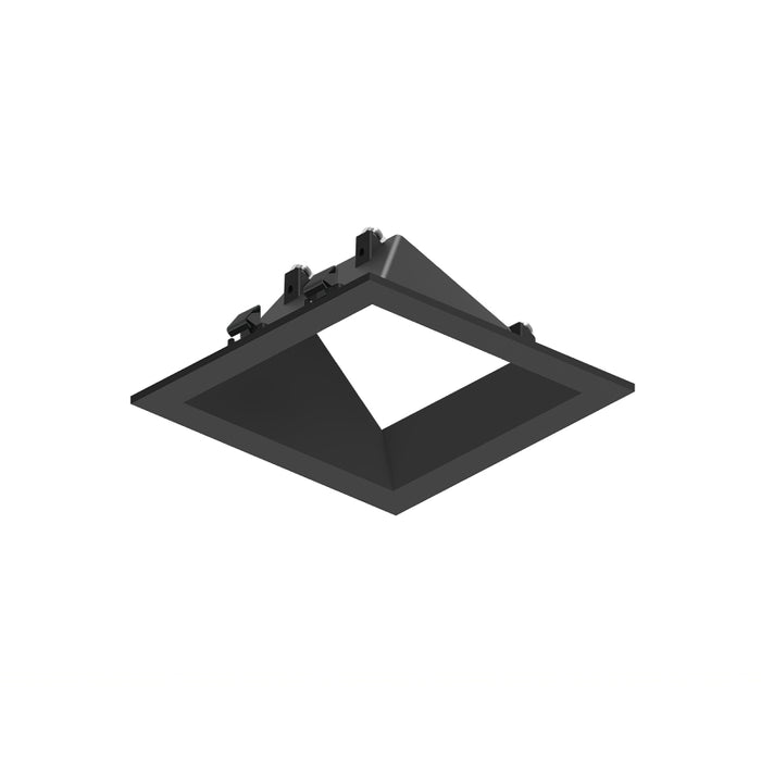 Nora NAPF-3SWW 3" Apollo Square Flanged Wall Wash Trim with Clear Lens