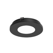 Nora NAPT-3RPH 3" Apollo Round Trimless Pinhole Trim with Clear Lens - Black