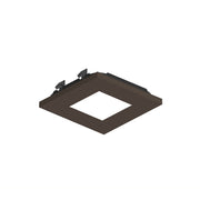 Nora NAPT-3SPH/CL 3" Apollo Square Flangeless Pinhole Trim with Clear Lens - Bronze