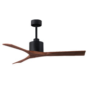 Matthews Fan Nan 52" Ceiling Fan - Matte Black/Walnut