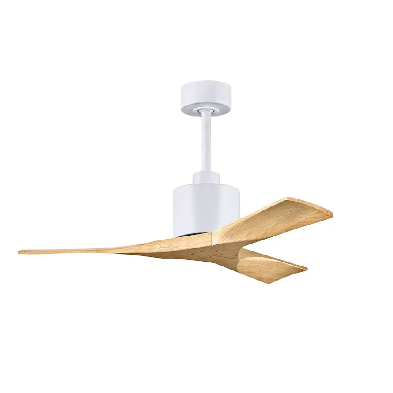 Matthews Fan Nan 42" Ceiling Fan - Matte White/Light Maple