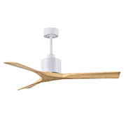 Matthews Fan Nan 52" Ceiling Fan - Matte White/Light Maple