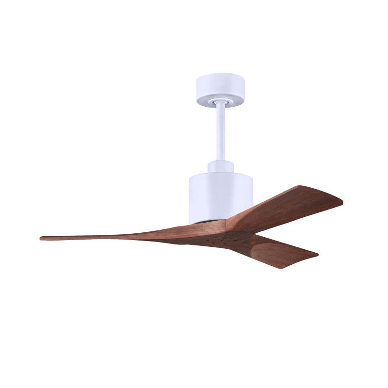 Matthews Fan Nan 42" Ceiling Fan - Matte White/Walnut