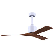 Matthews Fan Nan 52" Ceiling Fan - Matte White/Walnut