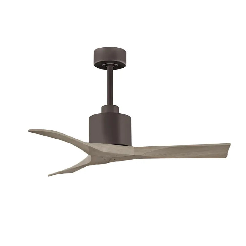 Matthews Fan Nan 42" Ceiling Fan - Textured Bronze/Gray Ash