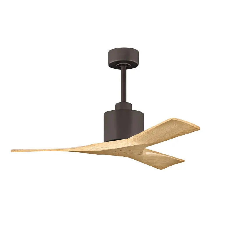 Matthews Fan Nan 42" Ceiling Fan - Textured Bronze/Light Maple