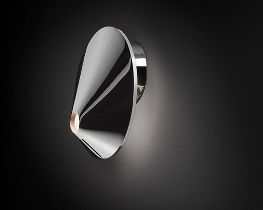Bover Nón Lá A/01 1-lt 9" Tall LED Wall Sconce-Chrome