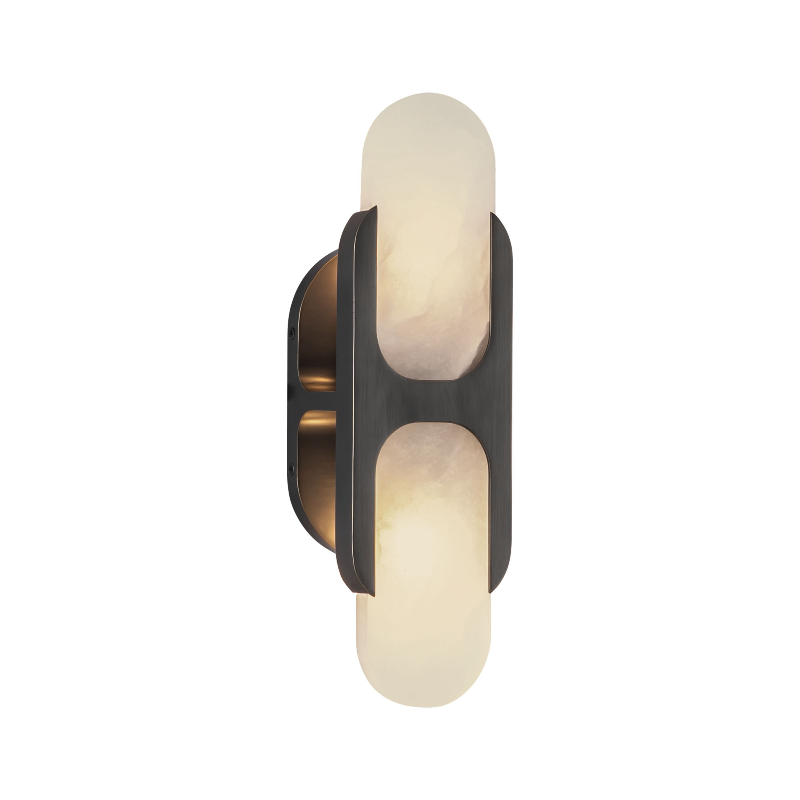 Alora WV357214 Odin 2-lt 14" Tall Wall Sconce - Urban Bronze