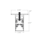 Elite OLS-CM-LED 8-ft Linear Ceiling Mount, 2" Width