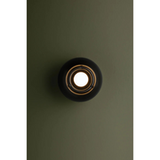 Troy C1406 Odin 1-lt 6" LED Flush Mount - Patina Brass/Soft Black