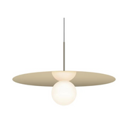 Pablo Designs Bola Disc 32" LED Pendant - Brass