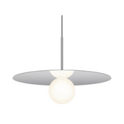 Pablo Designs Bola Disc 22" LED Pendant - Chrome