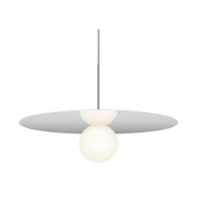 Pablo Designs Bola Disc 32" LED Pendant - Chrome